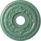 Ekena Millwork Baltimore PVC Medallion (Canopies up to 6 1/2"), 16"OD x 3 1/2"ID x 1"P, Metallic Sea Mist CMP16BAFSM - alternate 1
